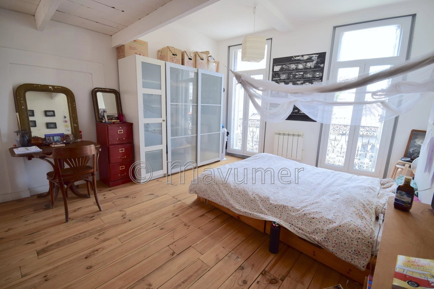 Chambre Parquet Hauteur sous plafond