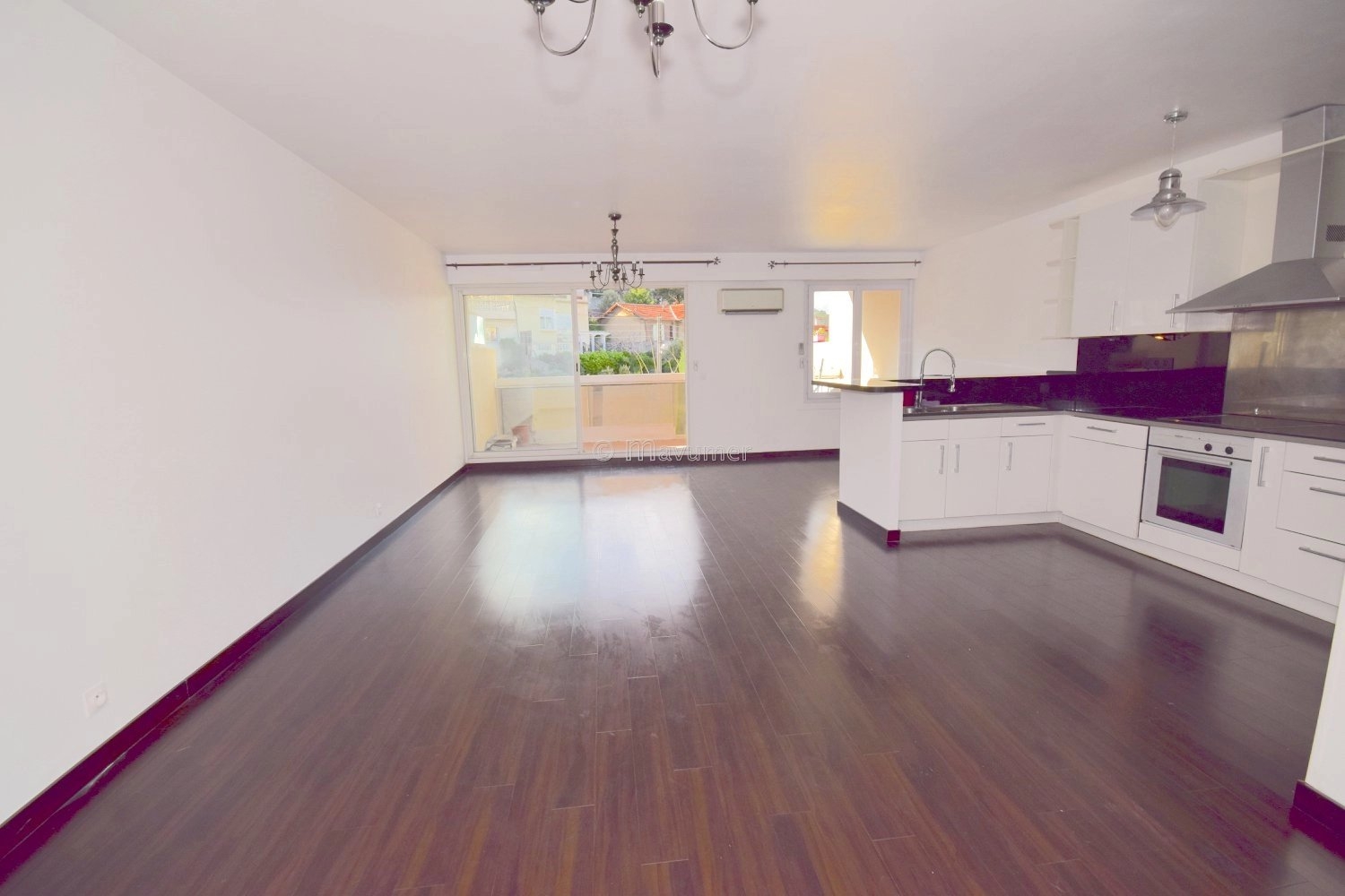 Cuisine Parquet Acier inoxydable