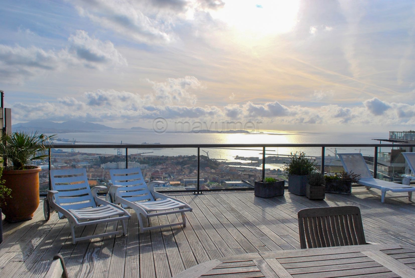 Exceptionnel T4 vue mer – Terrasses XXL – Résidence Grand Baie 13016 Marseille n°6