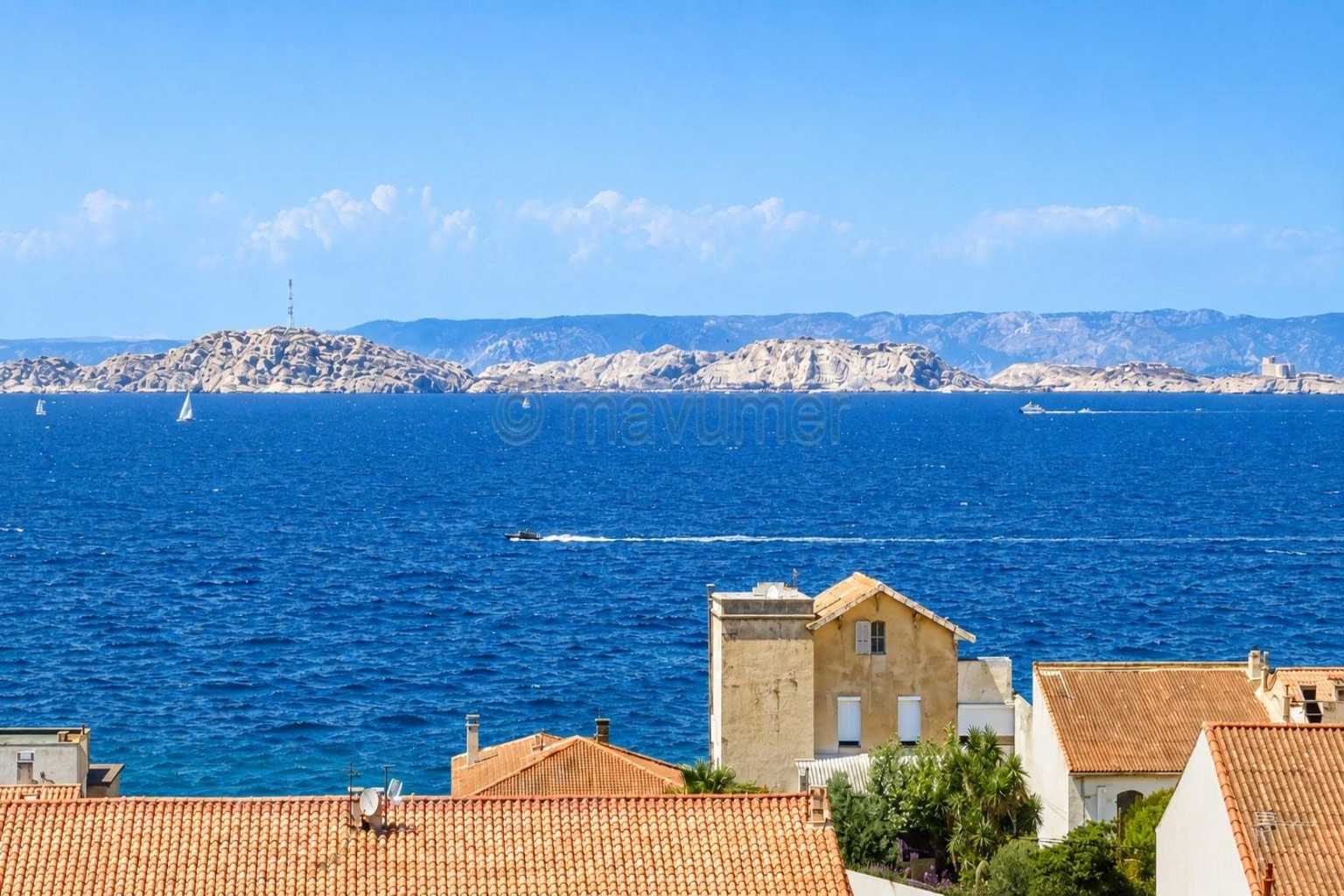 Duplex - 150m²- dernier étage - vue mer et collines - Madrague Montredon 13008 Marseille n°6